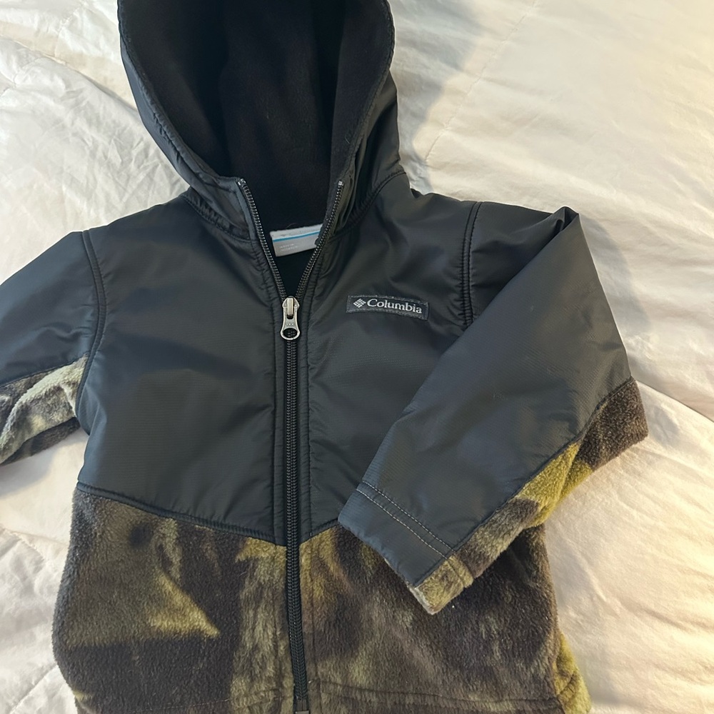 Columbia Black and Brown Outdoor Jacket